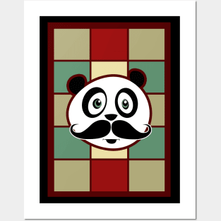Mustache Panda 2 Posters and Art